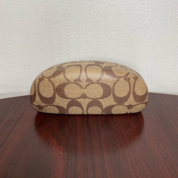 Coach glasses with coach clamshell case RC002 RAP 6035AB 135 women’s brown case - Picture 2 of 11